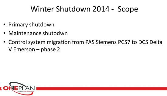 Novartis Vaccines – Summer and Winter Shutdown